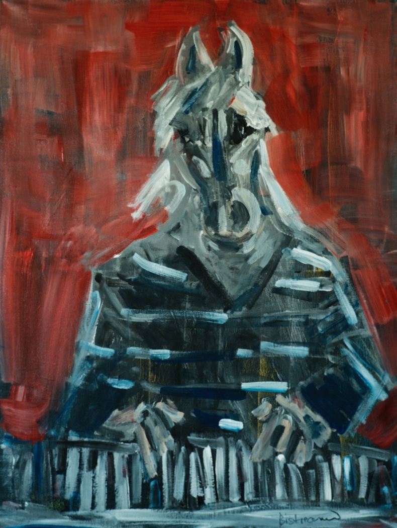 Horse Pretending to Play the Piano