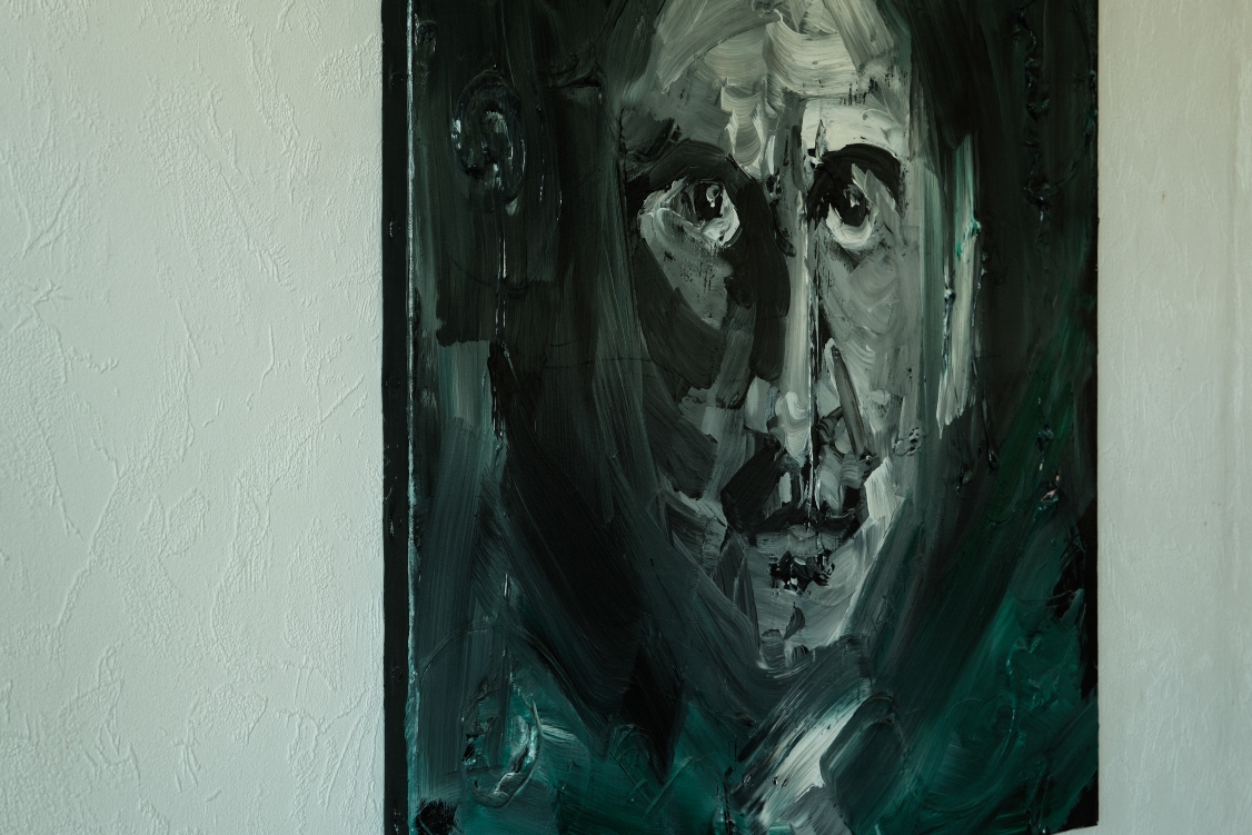 Portrait with Green, installation view