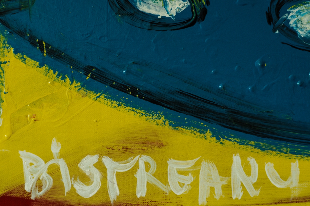 Yellow Submarine Turned Blue in the Red Sea, detail
